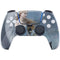 Fairy with Black Cat Sitting on Moon by Nene Thomas PS5 Controller Skin