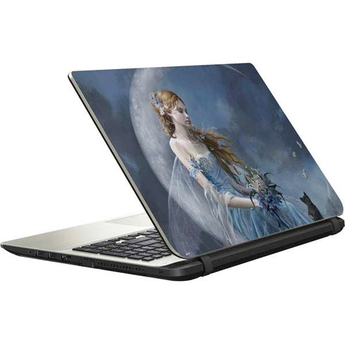 Fairy with Black Cat Sitting on Moon by Nene Thomas Satellite L50-B / S50-B Skin