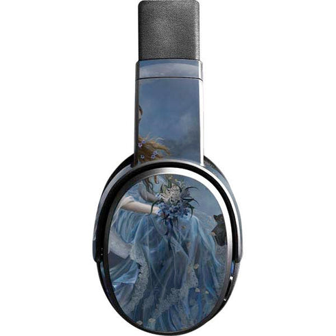 Fairy with Black Cat Sitting on Moon by Nene Thomas Skullcandy Crusher Wireless Skin