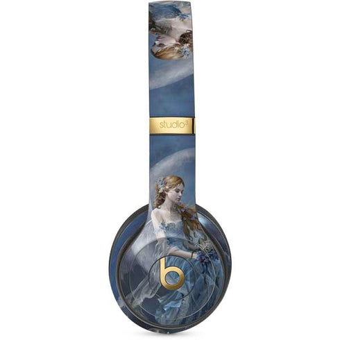 Fairy with Black Cat Sitting on Moon by Nene Thomas Studio Wireless 3 Skin