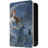 Fairy with Black Cat Sitting on Moon by Nene Thomas Surface Duo Skin