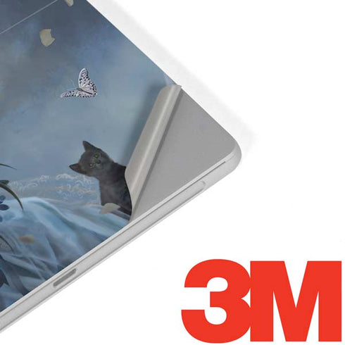 Fairy with Black Cat Sitting on Moon by Nene Thomas Surface Go Skin