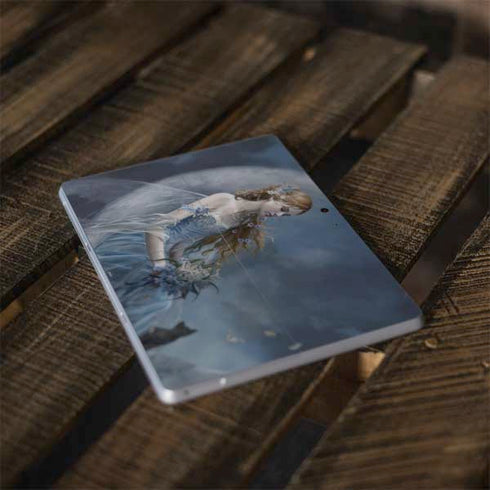 Fairy with Black Cat Sitting on Moon by Nene Thomas Surface Go Skin