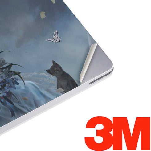 Fairy with Black Cat Sitting on Moon by Nene Thomas Surface Laptop 2 Skin