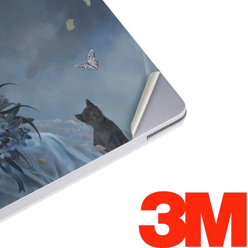 Fairy with Black Cat Sitting on Moon by Nene Thomas Surface Laptop 3 13.5in Skin