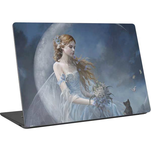 Fairy with Black Cat Sitting on Moon by Nene Thomas Surface Laptop 4 15in Skin