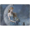 Fairy with Black Cat Sitting on Moon by Nene Thomas Surface Pro 8 Skin
