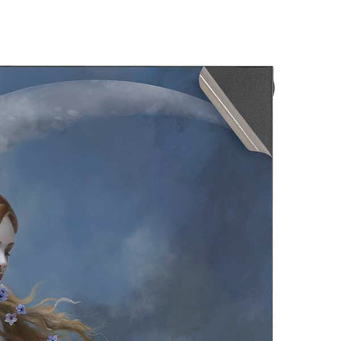 Fairy with Black Cat Sitting on Moon by Nene Thomas Xbox Series X Console Skin