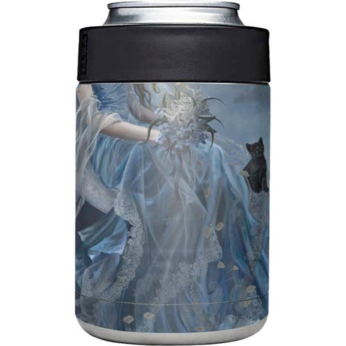 Fairy with Black Cat Sitting on Moon by Nene Thomas Yeti Colster Can Insulator Skin