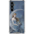 Fairy with Black Cat Sitting on Moon by Nene Thomas Galaxy S23 FE Clear Case