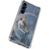 Fairy with Black Cat Sitting on Moon by Nene Thomas Galaxy S23 FE Clear Case