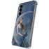 Fairy with Black Cat Sitting on Moon by Nene Thomas Galaxy S24 Plus Clear Case