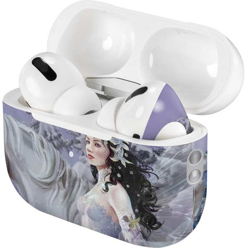 Fairy with Horse in Snow by Nene Thomas AirPods Pro 2nd Gen Skin