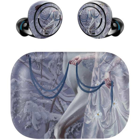 Fairy with Horse in Snow by Nene Thomas Amazon Echo Buds Skin