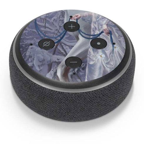 Fairy with Horse in Snow by Nene Thomas Amazon Echo Dot Skin