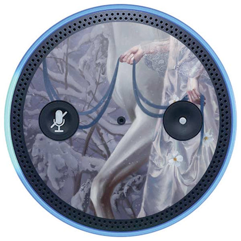 Fairy with Horse in Snow by Nene Thomas Amazon Echo Skin