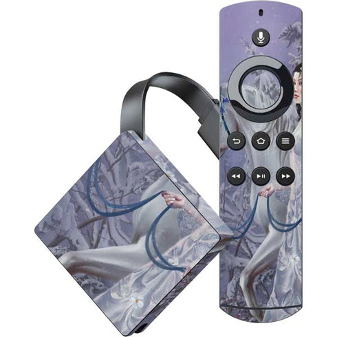Fairy with Horse in Snow by Nene Thomas Amazon Fire TV Skin