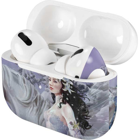 Fairy with Horse in Snow by Nene Thomas Apple AirPods Pro Skin