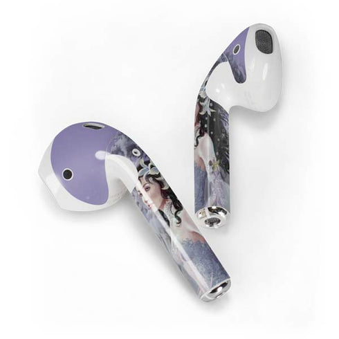 Fairy with Horse in Snow by Nene Thomas Apple AirPods Skin