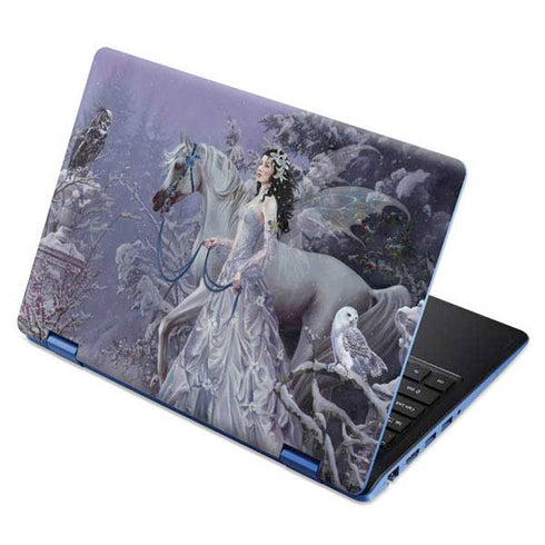 Fairy with Horse in Snow by Nene Thomas Aspire R11 11.6in Skin