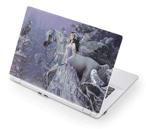 Fairy with Horse in Snow by Nene Thomas Acer Chromebook Skin