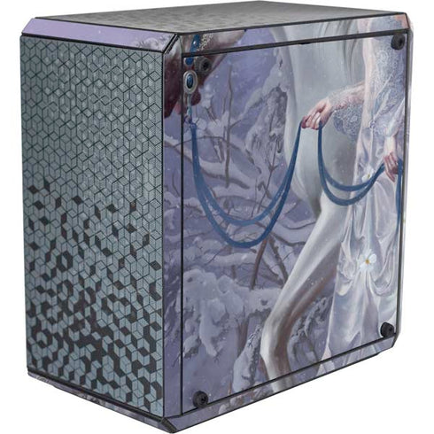 Fairy with Horse in Snow by Nene Thomas Cooler Master MasterBox Q300L Mini Tower Skin