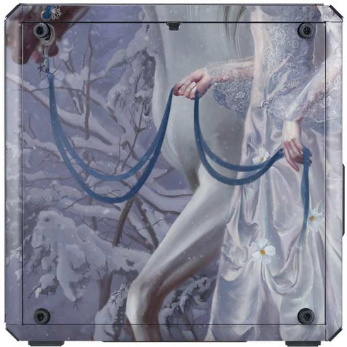 Fairy with Horse in Snow by Nene Thomas Cooler Master MasterBox Q300L Mini Tower Skin