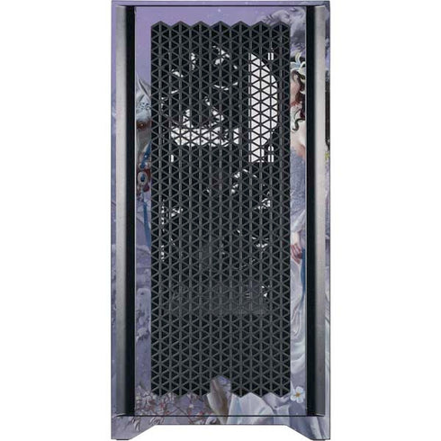 Fairy with Horse in Snow by Nene Thomas Corsair 4000D Tempered Glass Mid-Tower ATX Case Skin