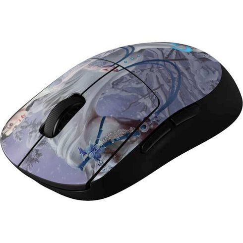 Fairy with Horse in Snow by Nene Thomas G Pro Wireless Gaming Mouse Skin