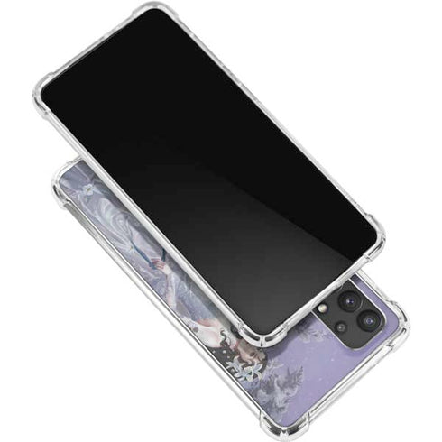 Fairy with Horse in Snow by Nene Thomas Galaxy A32 5G Clear Case