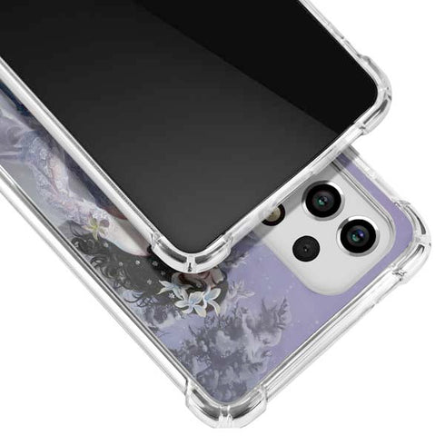 Fairy with Horse in Snow by Nene Thomas Galaxy A53 5G Clear Case