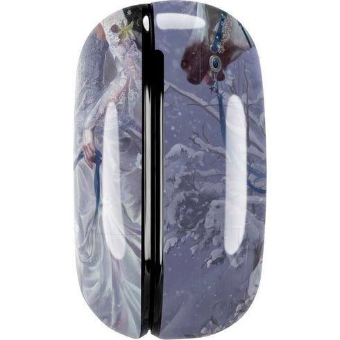 Fairy with Horse in Snow by Nene Thomas Galaxy Buds Live Skin