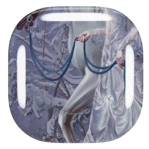 Fairy with Horse in Snow by Nene Thomas Galaxy Buds Pro Skin
