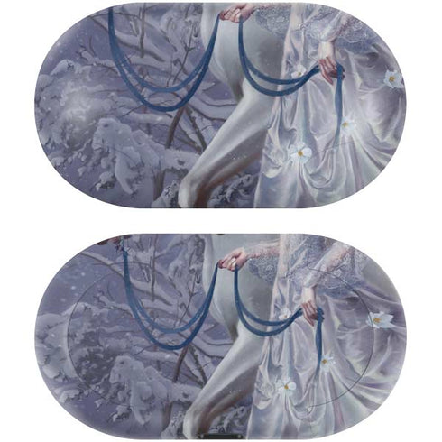 Fairy with Horse in Snow by Nene Thomas Galaxy Buds Skin