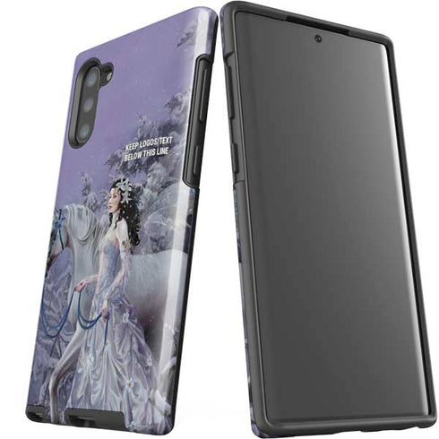 Fairy with Horse in Snow by Nene Thomas Galaxy Note 10 Pro Case