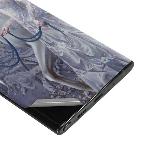 Fairy with Horse in Snow by Nene Thomas Galaxy Note 10 Skin