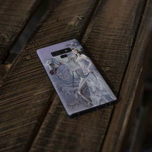 Fairy with Horse in Snow by Nene Thomas Galaxy Note 9 Skin