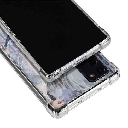 Fairy with Horse in Snow by Nene Thomas Galaxy Note20 5G Clear Case