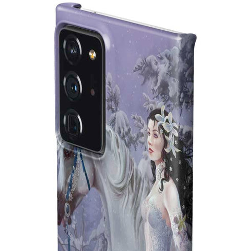 Fairy with Horse in Snow by Nene Thomas Galaxy Note20 Ultra 5G Lite Case