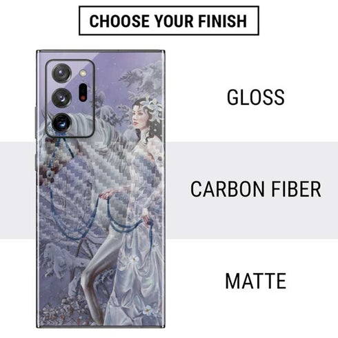 Fairy with Horse in Snow by Nene Thomas Galaxy Note20 Ultra 5G Skin