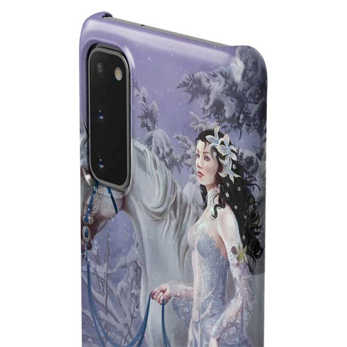 Fairy with Horse in Snow by Nene Thomas Galaxy S20 Lite Case