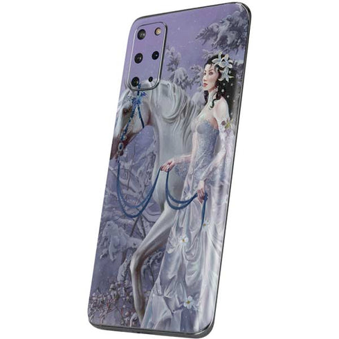 Fairy with Horse in Snow by Nene Thomas Galaxy S20 Plus Skin