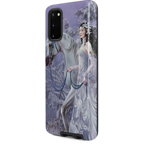 Fairy with Horse in Snow by Nene Thomas Galaxy S20 Pro Case