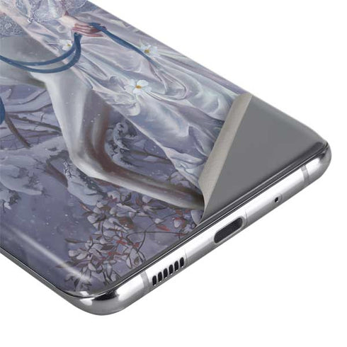 Fairy with Horse in Snow by Nene Thomas Galaxy S20 Skin