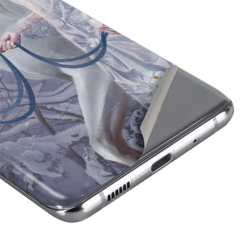 Fairy with Horse in Snow by Nene Thomas Galaxy S20 Ultra 5G Skin