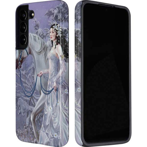 Fairy with Horse in Snow by Nene Thomas Galaxy S22 Plus Pro Case
