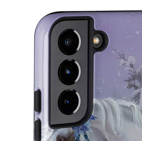 Fairy with Horse in Snow by Nene Thomas Galaxy S22 Pro Case