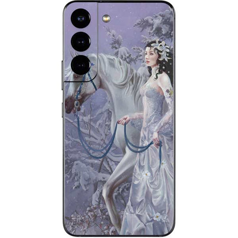 Fairy with Horse in Snow by Nene Thomas Galaxy S22 Skin