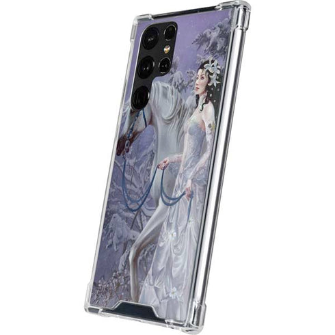 Fairy with Horse in Snow by Nene Thomas Galaxy S22 Ultra Clear Case