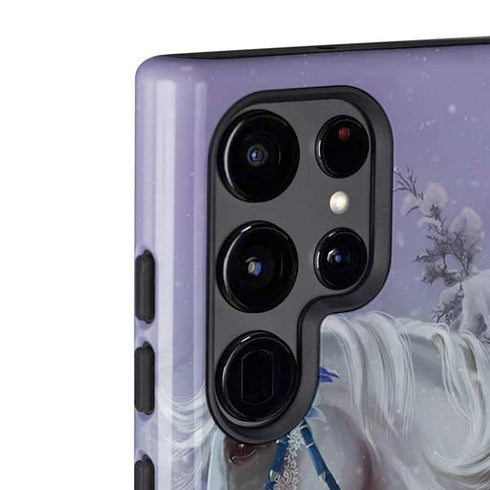 Fairy with Horse in Snow by Nene Thomas Galaxy S22 Ultra Pro Case